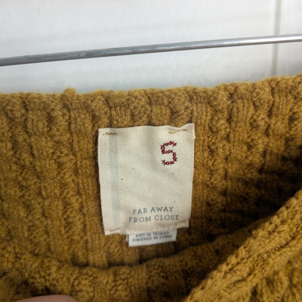 Anthropologie Far Away From Close Cableknit Bellevue Skirt - Picture 2 of 3